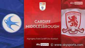 Cardiff 0-2 Middlesbrough
