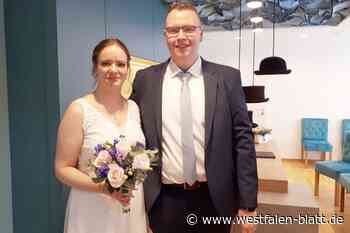 Brautpaar verbindet die Liebe zu Arminia