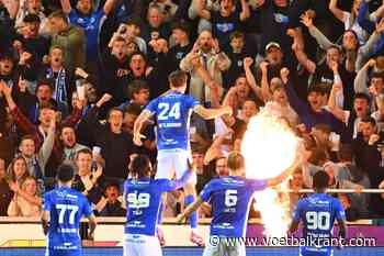 Genk-aanwinst Satllberger schrok zich een hoedje toen hij zijn winnende goal vierde