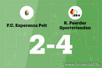 Rajcomar leidt Peer SV naar zege tegen Esp. Pelt B