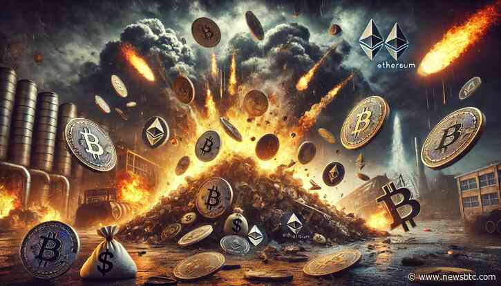Crypto Market In Trouble As Analyst Predicts $1 Trillion Crash