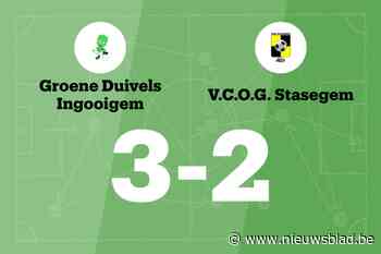 GD Ingooigem komt goed terug en haalt winst