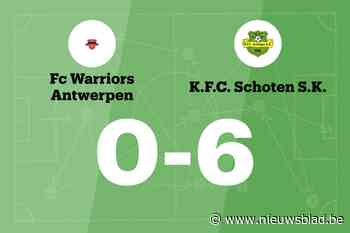 Schoten overklast Warriors