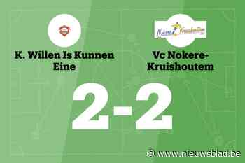 KWIK Eine B en VC Nokere-Kruishoutem B verdelen de punten