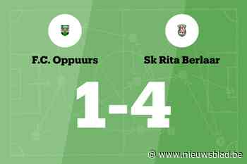 Rita Berlaar in tweede helft voorbij Oppuurs B