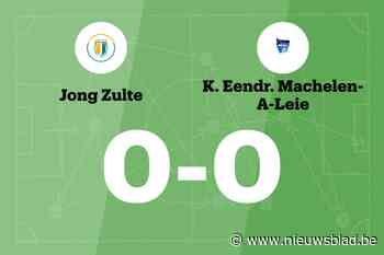 Jong Zulte B en Eendracht Machelen-aan-de-Leie B komen niet tot scoren