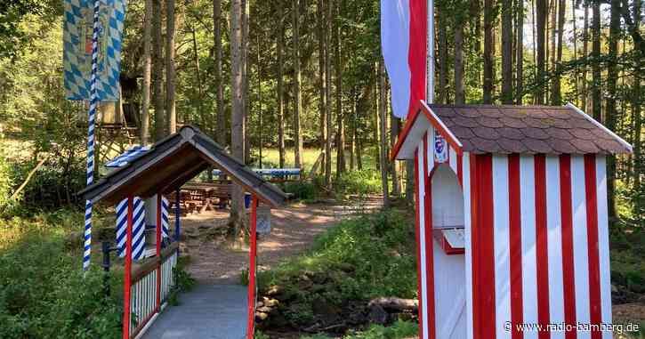 Wachhäuser an Grenze zwischen Hessen und Bayern