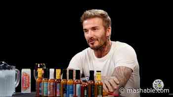 David Beckham takes on 'Hot Ones', stays impressively cool