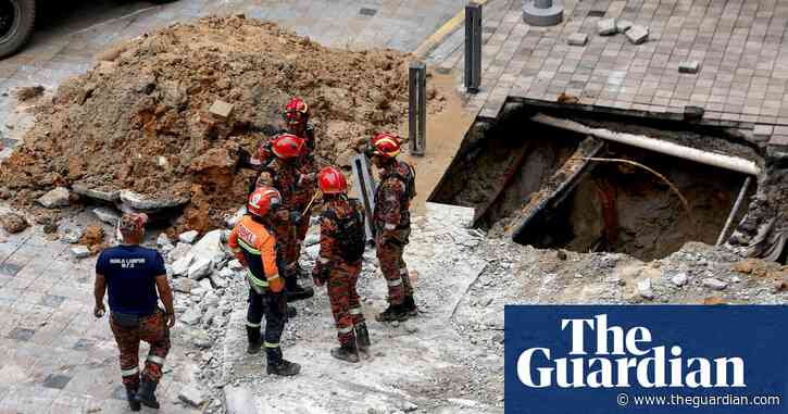Search for tourist swallowed by sinkhole in Kuala Lumpur stalls amid safety fears