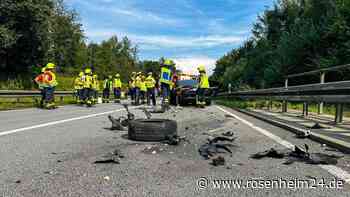 Mehrere Verletzte bei Unfall auf B12 – Rettungskräfte bei Haiming gefrodert