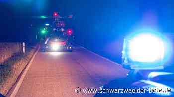 Hubschrauber im Einsatz: 27-Jährige nach Unfall bei Mötzingen   schwer verletzt
