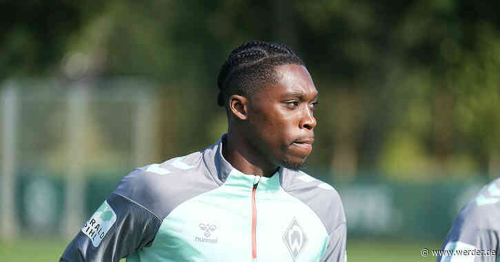 Mit den neuen Teamkollegen: Erste Einheit für Derrick Köhn