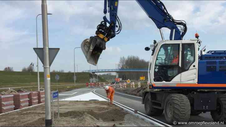 Lelystad - Houtribweg N307 meerdere weken deels afgesloten voor onderhoud