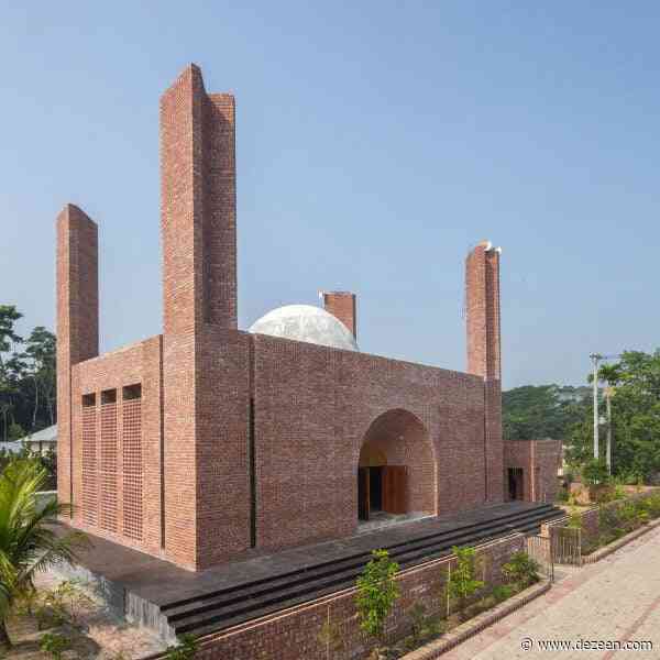 Cubeinside creates red-brick Bait Ur Raiyan Mosque in Bangladesh