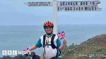 Cyclist, 10, raises £15,000 for animal charity
