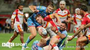 Wigan beat Catalans to go level on points at top