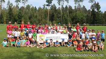 Spiele-Olympiade in Berneck: 76 Kinder geben ihr Bestes auf dem Sportplatz