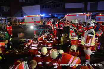 Massenanfall von Verletzten: Rettungsdienst und Feuerwehr üben