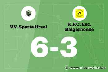 Spectaculaire ommekeer van Sparta Ursel thuis tegen Excelsior Balgerhoeke