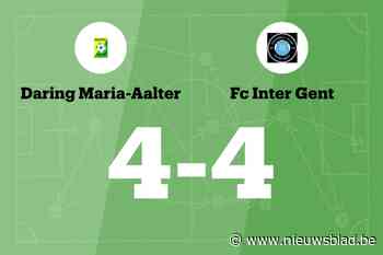 FC Inter Gent speelt gelijk in uitwedstrijd tegen Daring Maria-Aalter