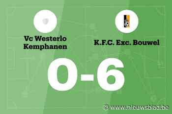 K.F.C. Exc. Bouwel overklast Westerlo Kemphanen