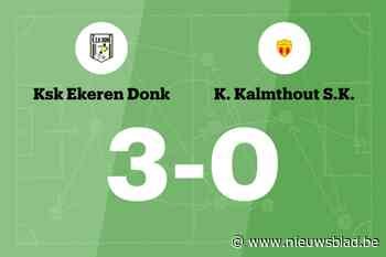 Ekeren Donk wint thuis van Kalmthout B