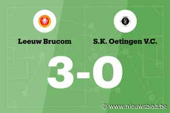 Leeuw Brucom wint thuis van Oetingen