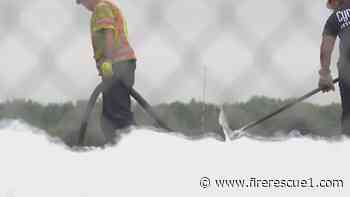Maine airport foam spill is state's largest in 30 years