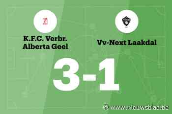 Alberta Geel buigt achterstand om in zege tegen Laakdal NXT