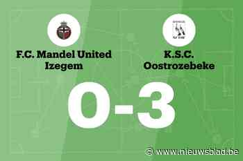 Van Gheluwe leidt SC Oostrozebeke naar zege tegen Mandel United