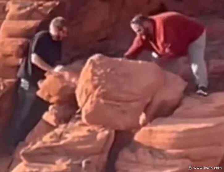 Men indicted for allegedly damaging ancient rock formations at Lake Mead National Recreation Area