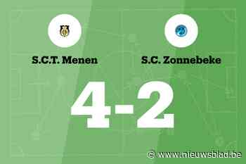 SCT Menen wint spektakelwedstrijd van SC Zonnebeke B