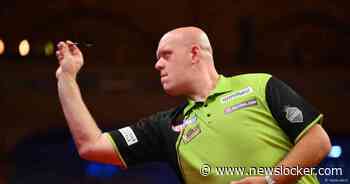 Wright andermaal plaaggeest voor Nederland: Van Gerwen in kwartfinale naar huis op German Darts Championship
