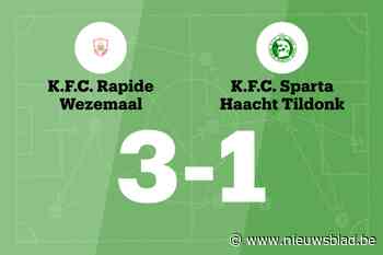 Zege Rapide Wezemaal tegen Sparta Haacht Tildonk