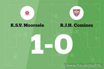 Descheemaeker is goud waard voor SV Moorsele tegen R.J.H. Comines