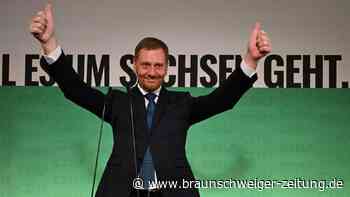 Landtagswahl in Sachsen: CDU in Hochrechnung knapp vorn