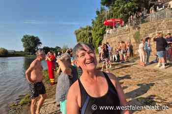 Hafenfest mit Weserschwimmen in Lüchtringen zieht viele Gäste an