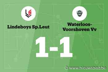 Leut speelt gelijk tegen WAVO