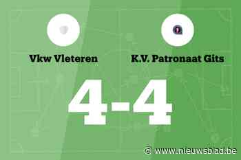 VP Gits speelt gelijk in uitwedstrijd tegen VKW Vleteren