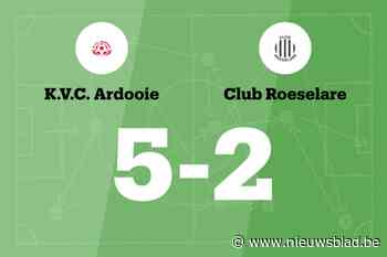 VC Ardooie wint sensationeel duel met Club Roeselare