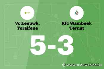 Leeuwkens Teralfene B verslaat Wambeek Ternat B