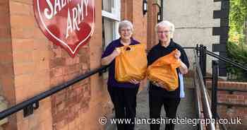 Salvation army supports Clitheroe's most vulnerable with food packages