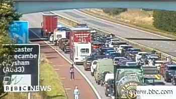 Tailback safety warning after M6 Frisbee game