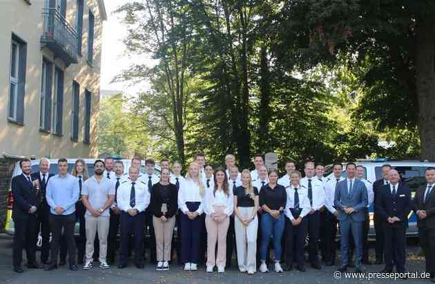 POL-SI: Frischer Wind für die Kreispolizeibehörde: Landrat Andreas Müller begrüßt 28 Neuzugänge - #polsiwi