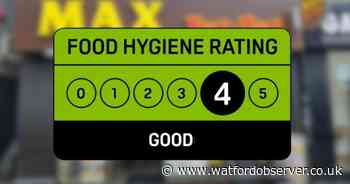 New food hygiene rating for atria Watford eatery