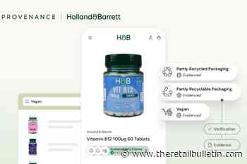 Holland & Barrett partners with Provenance to support customers to shop sustainably