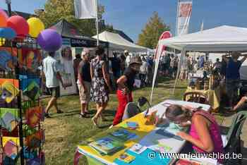 Kunst- en boekenmarkt baadt in stralend zonnetje
