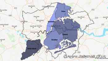 Fascinating size-comparison maps reveal how big cities REALLY are, with London TWICE the size of New York (and Paris is tiny when compared to both)
