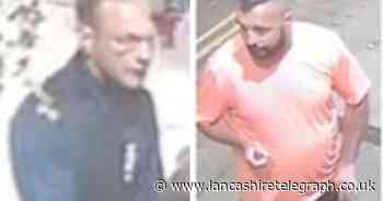 Two wanted by police over violent disorder incident