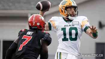 Struggling Stampeders can't keep up with the Joneses or Elks in 35-20 Labour Day loss